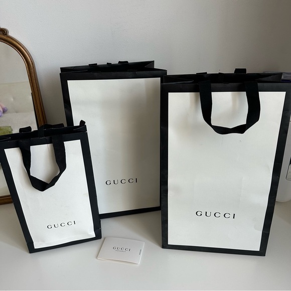 Gucci Set of 3 Shopping Bags - Picture 1 of 4
